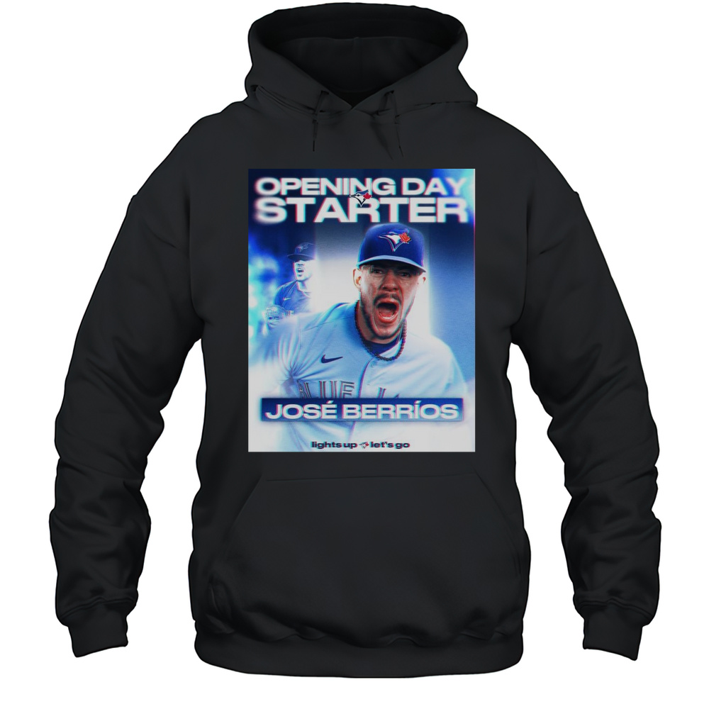 2025 Opening Day Starter For The Toronto Blue Jays Baseball MLB Jos O. Berrios T-shirt Unisex Hoodie