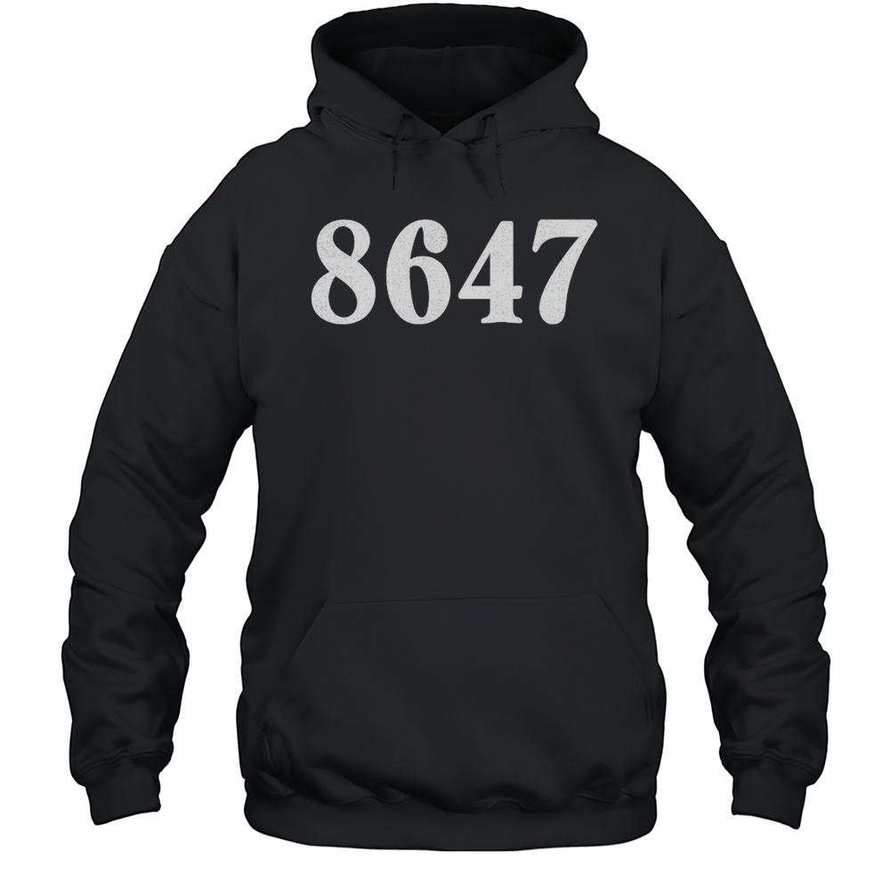 8647 Subtle Anti Trump Shirt Unisex Hoodie