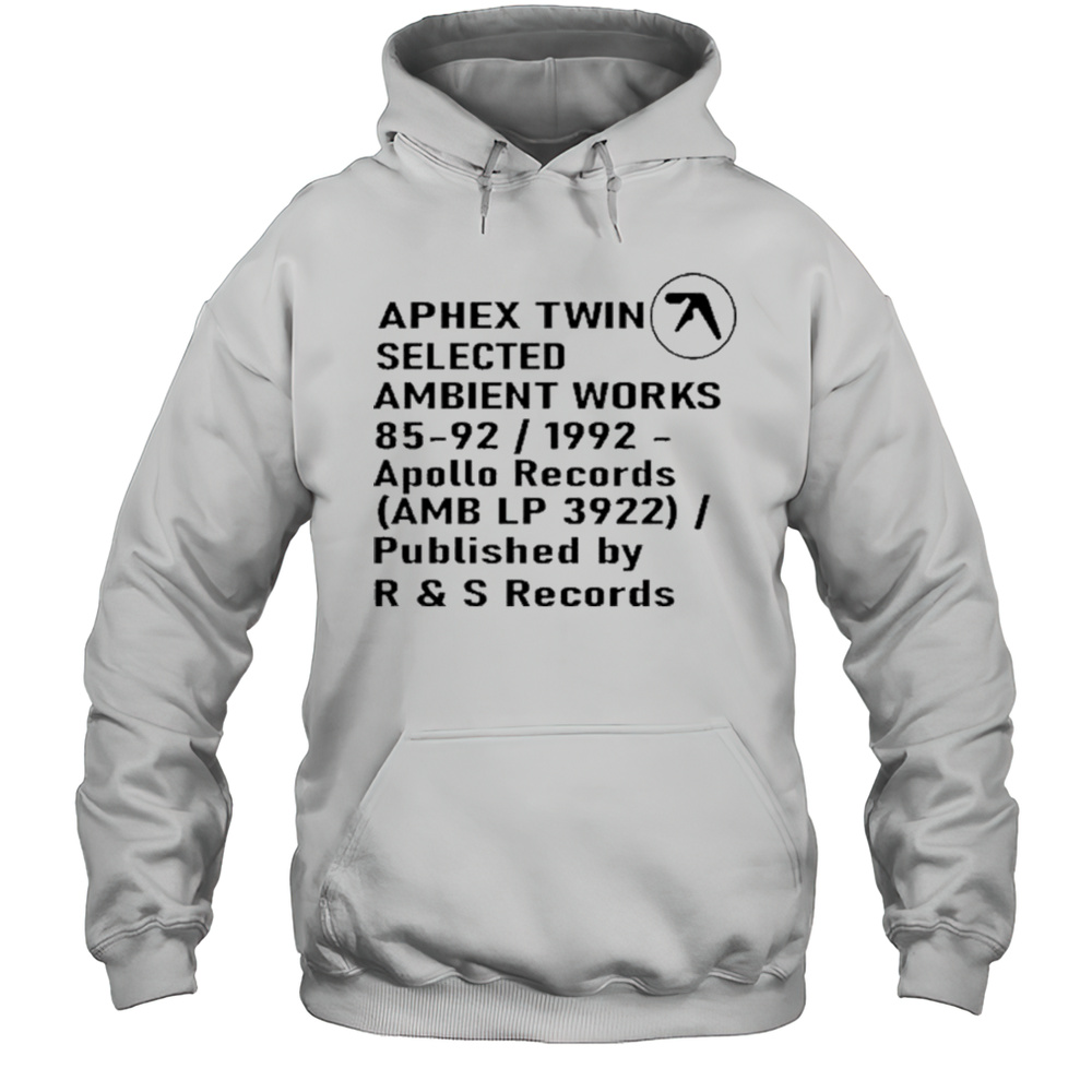 Aphex Twin Selected Ambient Works T-shirt Unisex Hoodie