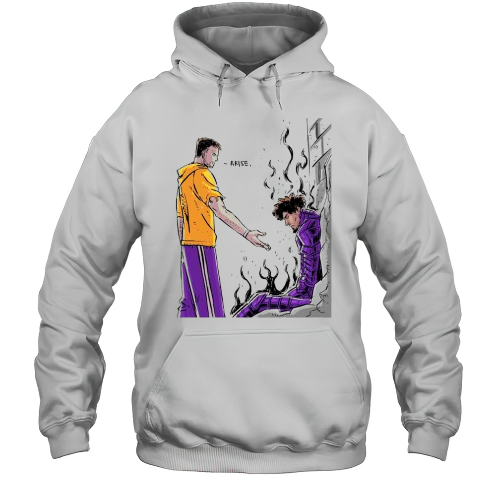 Arise Luka Doncic Jaxson Hayes LA Lakers Shirt Unisex Hoodie