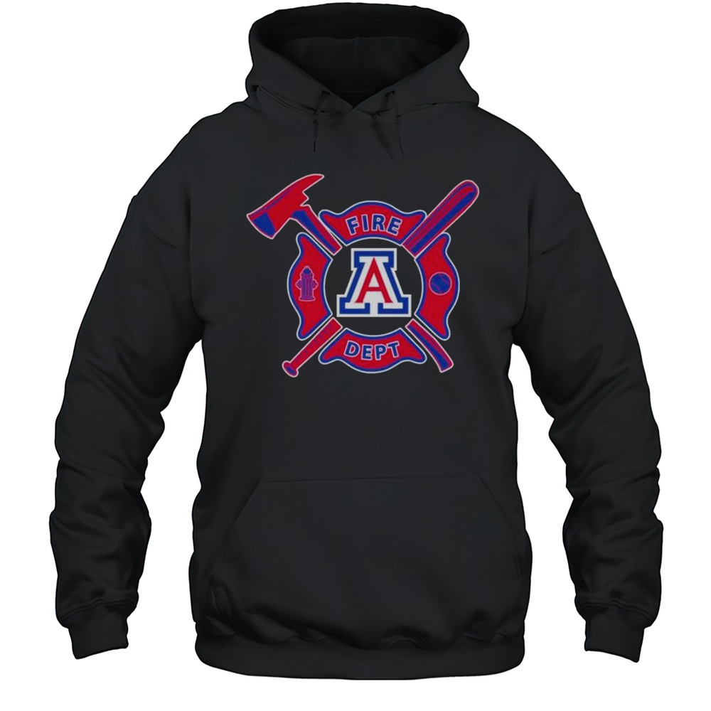 Arizona Wildcats Fire Dept Firefighters T-shirt Unisex Hoodie