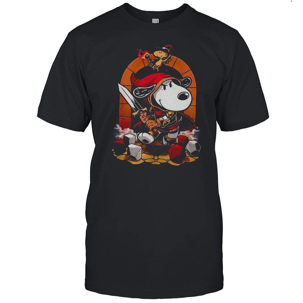 Beagle RPG Adventure Snoopy Woodstock And Dungeons  Dragons Shirt