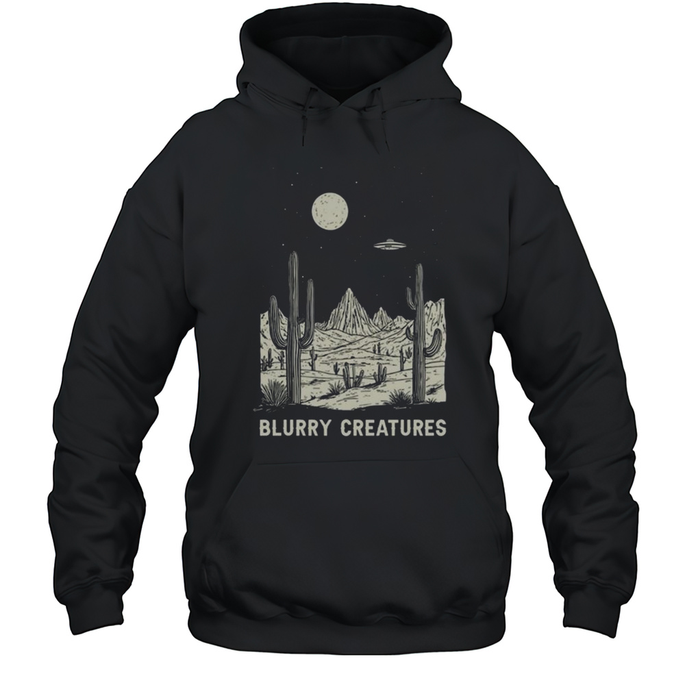 Blurry Creatures Desert Nights UFO Shirt Unisex Hoodie