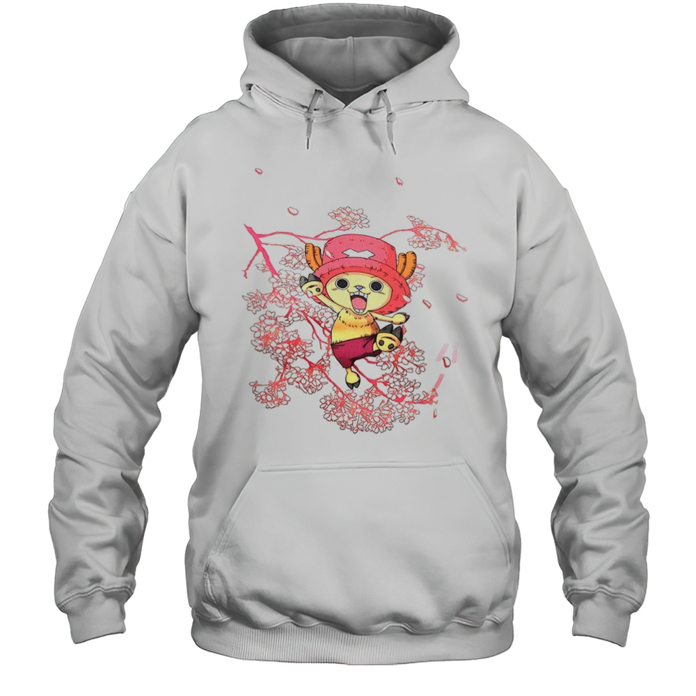 Chopper Cherry Blossom Girls Shirt Unisex Hoodie