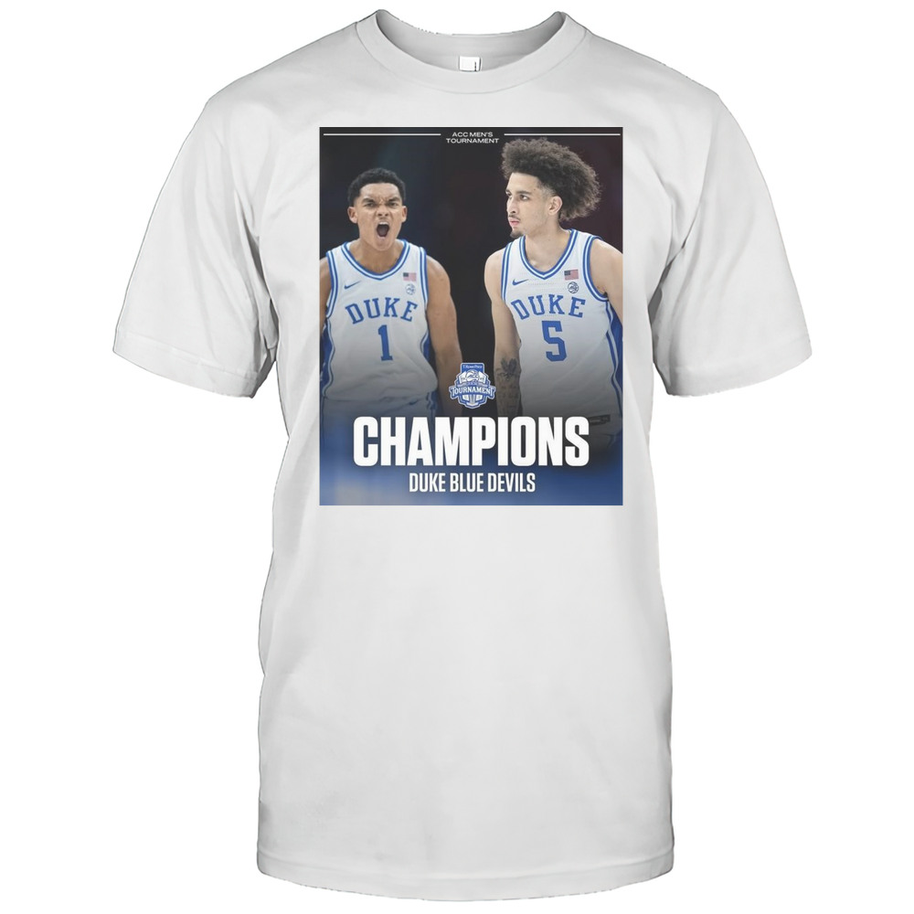 Duke Blue Devils NCAA T.Rowe Price ACC Mens Tournament Champions 2025 T-shirt