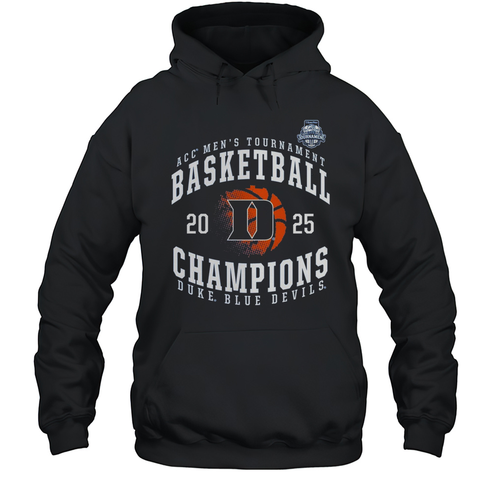 Duke Blue Devils T.Rowe Price ACC Mens Basketball Conference Tournament Champions 2025 T-shirt Unisex Hoodie