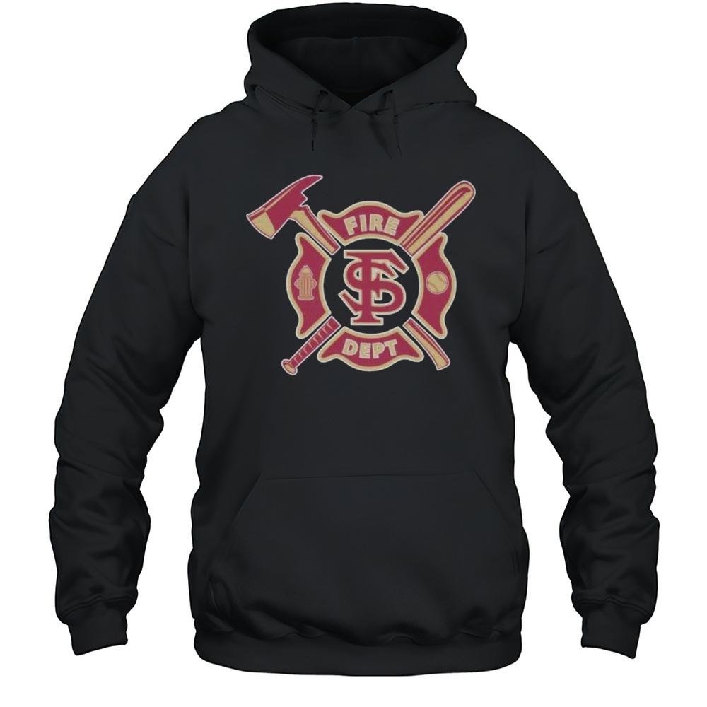 Florida State Seminoles Fire Dept Firefighters T-shirt Unisex Hoodie