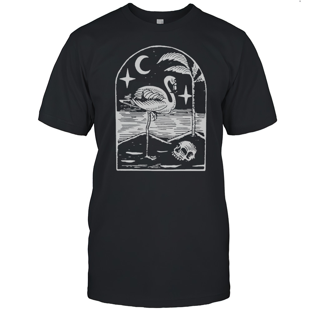 Graveyard Flamingo T-shirt