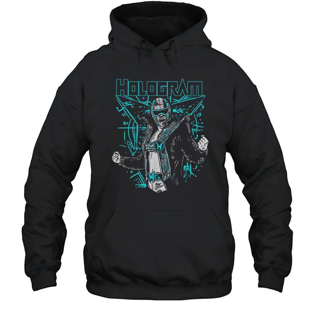 Hologram Glitch In The System AEW Shirt Unisex Hoodie