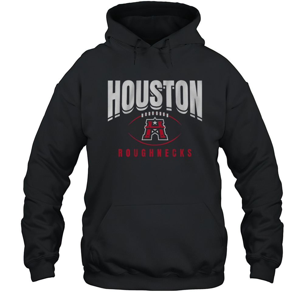 Houston Roughnecks Football Outline Shirt Unisex Hoodie