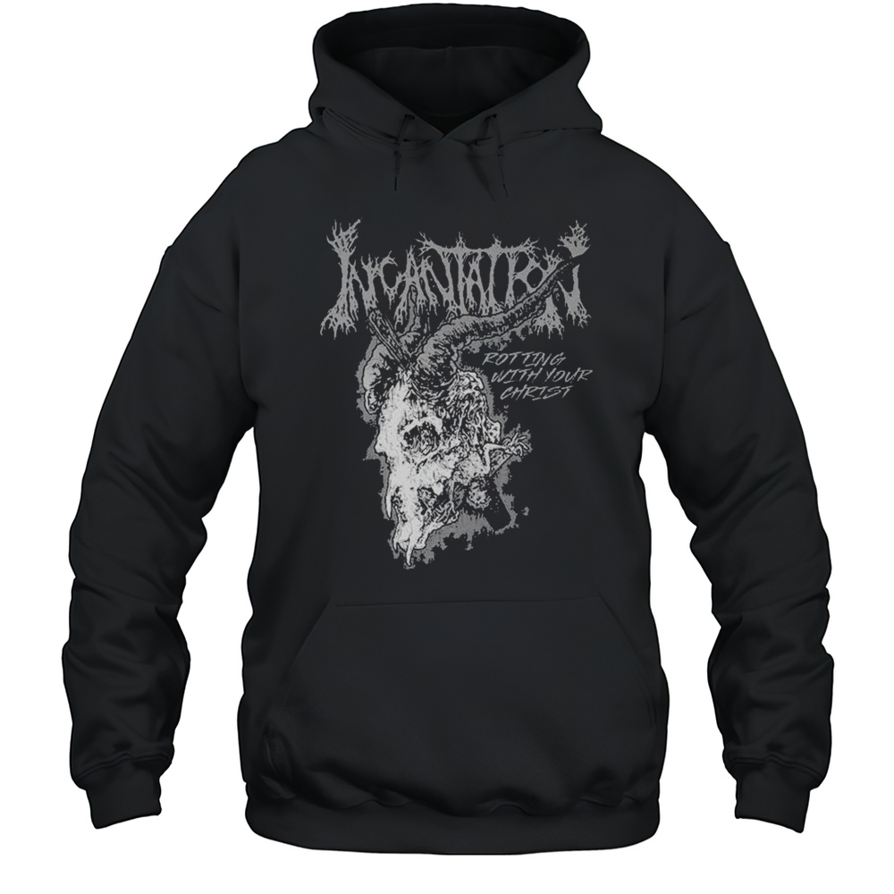 Incantation Rotting With Your Christ T-shirt Unisex Hoodie