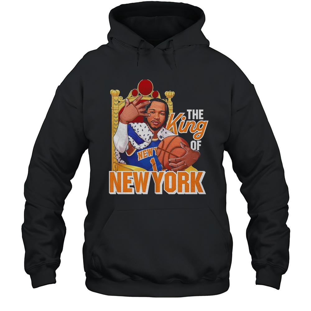 Jalen Brunson New York Knicks The King Of New York Shirt Unisex Hoodie