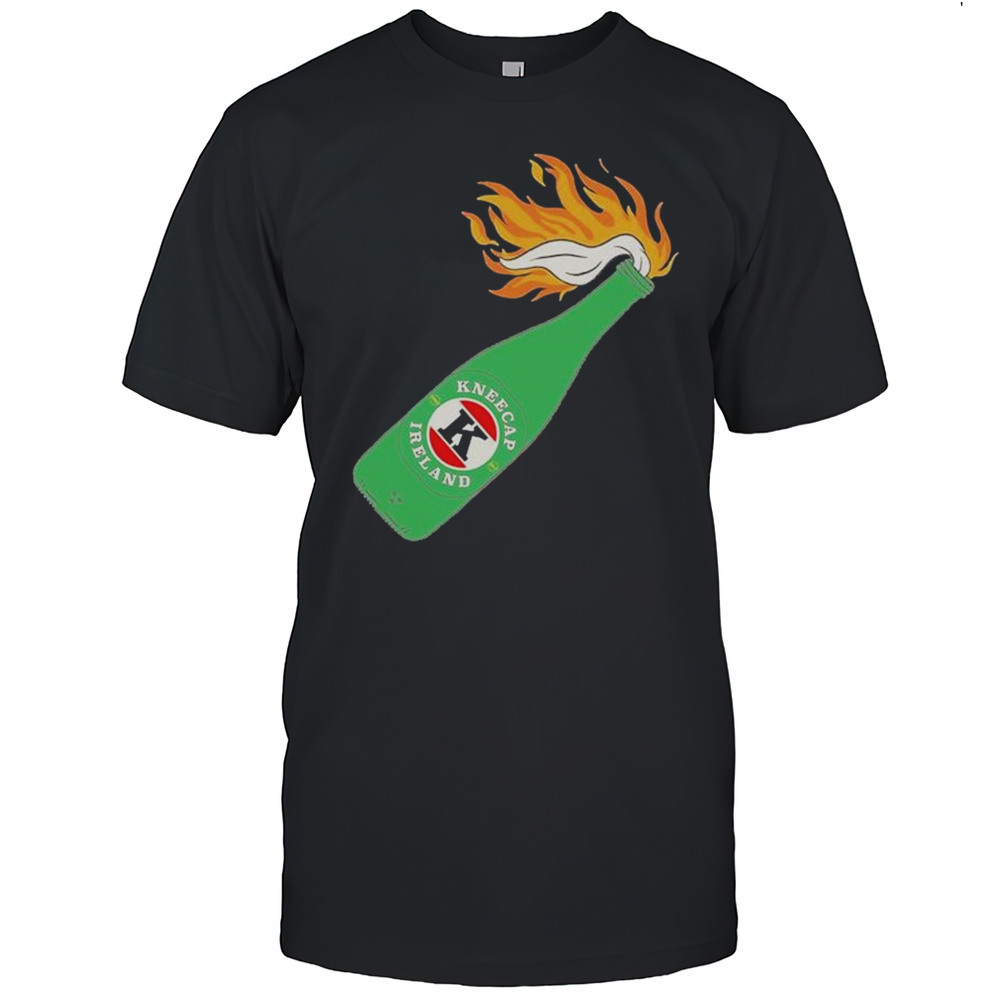 Kneecap Ireland Flaming Longneck T-Shirt