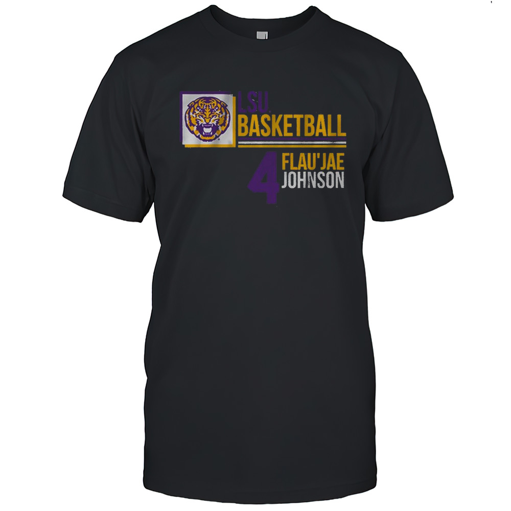 LSU Basketball FlauJae Johnson 4 Shirt