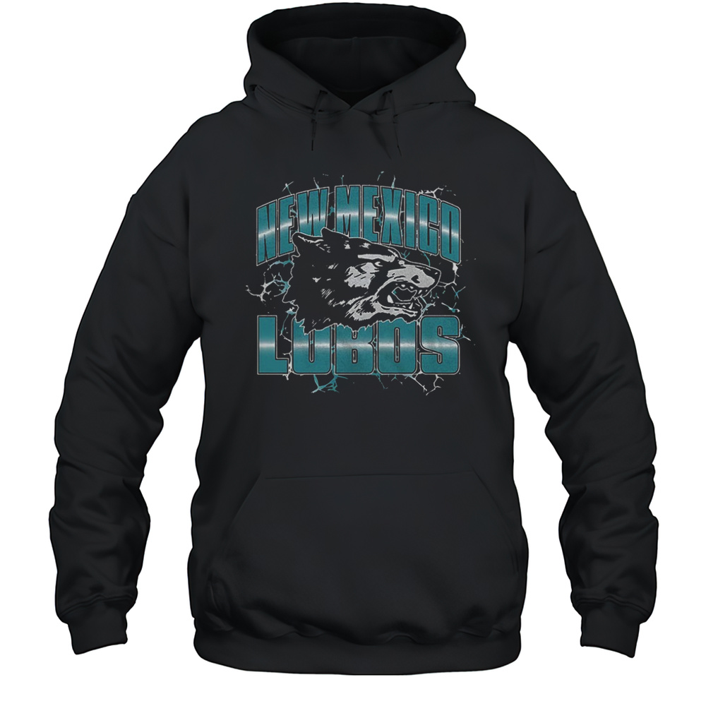 New Mexico Lobos Lightning Vintage Shirt Unisex Hoodie