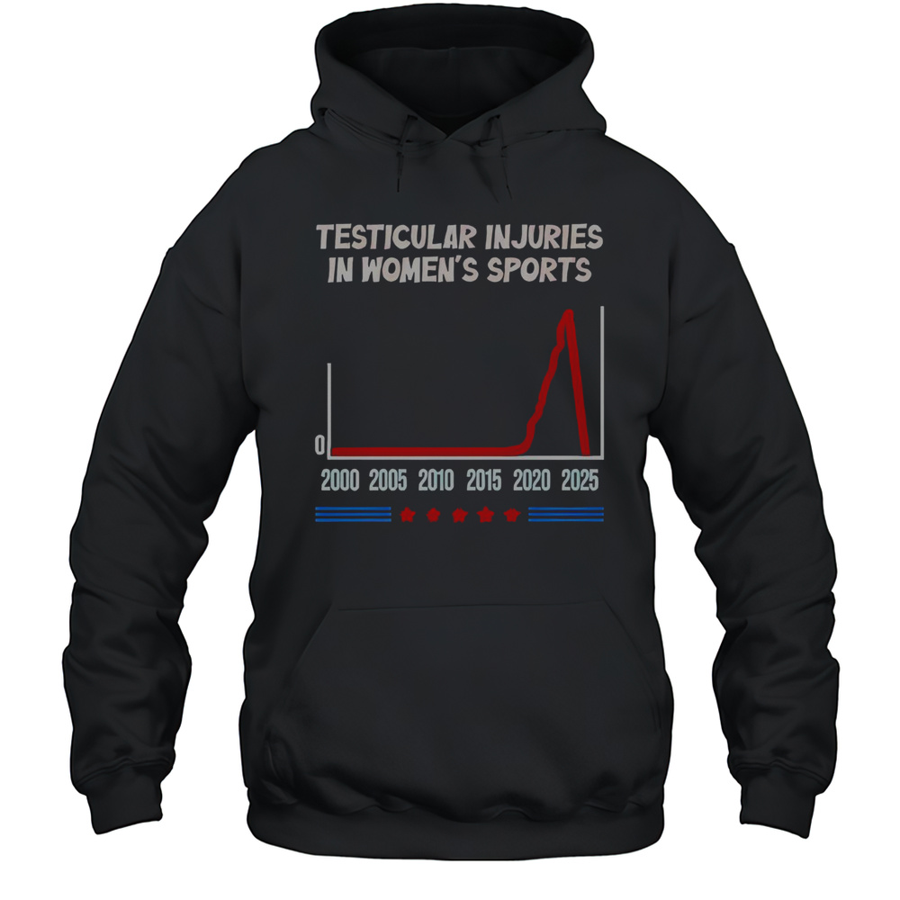 Official Testicular Injuries In Womens Sports 2000 2005 2010 2015 2020 2025 T-Shirt Unisex Hoodie