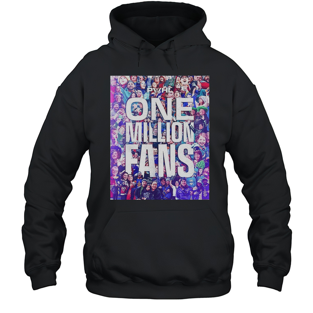 PWHL One Million Fans Shirt Unisex Hoodie