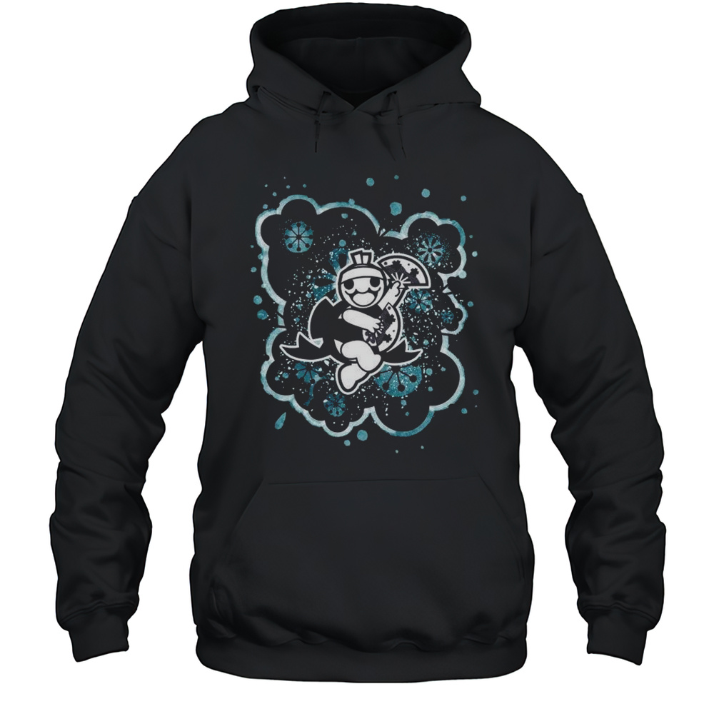 Taiko No Tatsujin Floral Kame T-shirt Unisex Hoodie