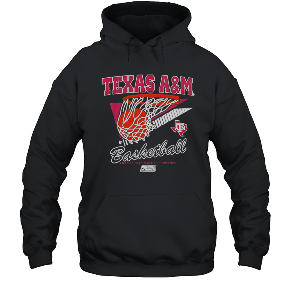 Texas Am Basketball 2025 March Madness Basketball Shirt Unisex Hoodie