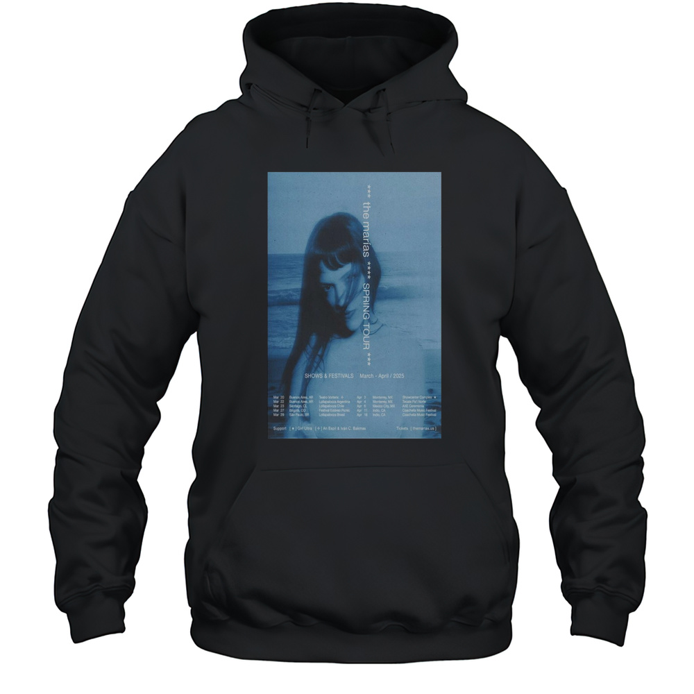 The Maras Spring Tour Shows And Festivals March  April 2025 Mar 20 Buenos Aires AR Teatro Vorterix T-shirt Unisex Hoodie