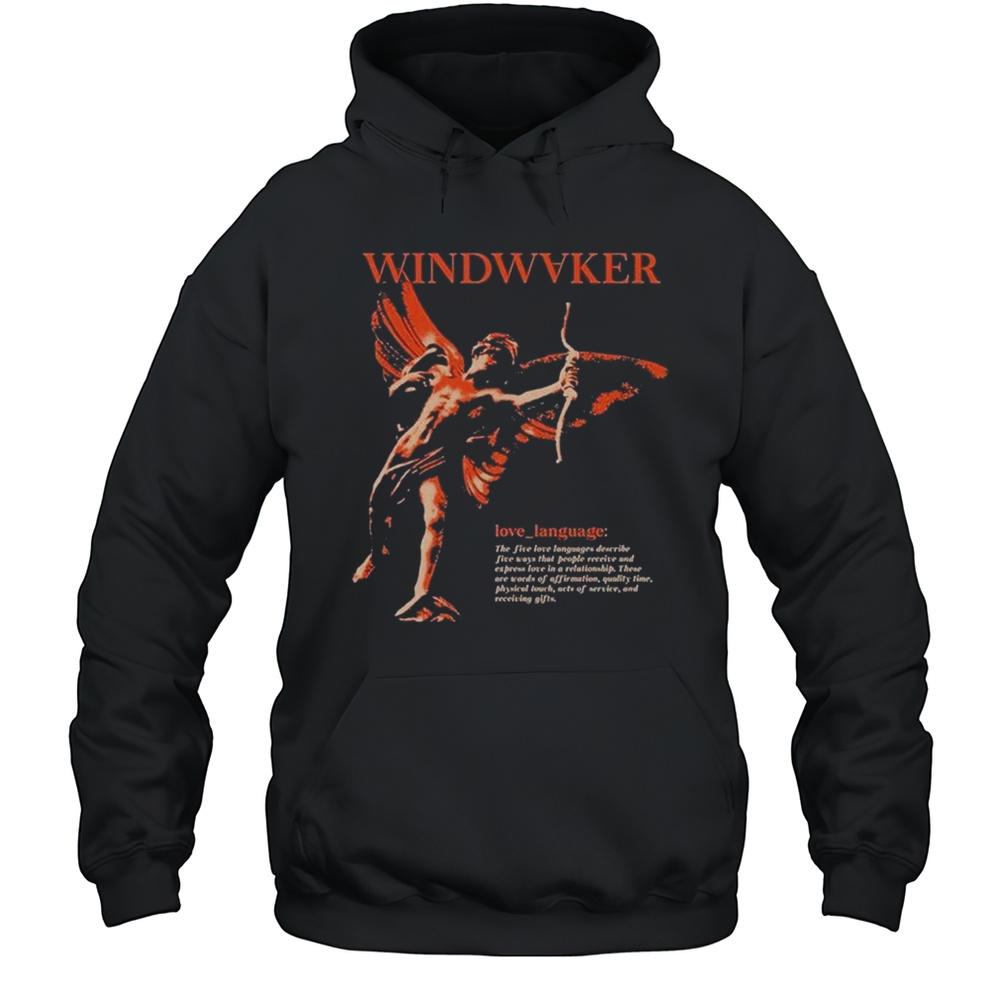 Windwaker Love Language Cupid T-shirt Unisex Hoodie