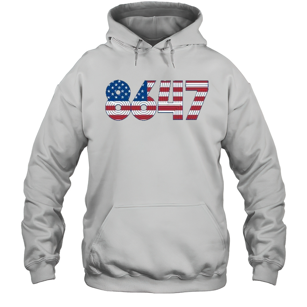 8647 Anti Trump American Flag T-Shirt Unisex Hoodie