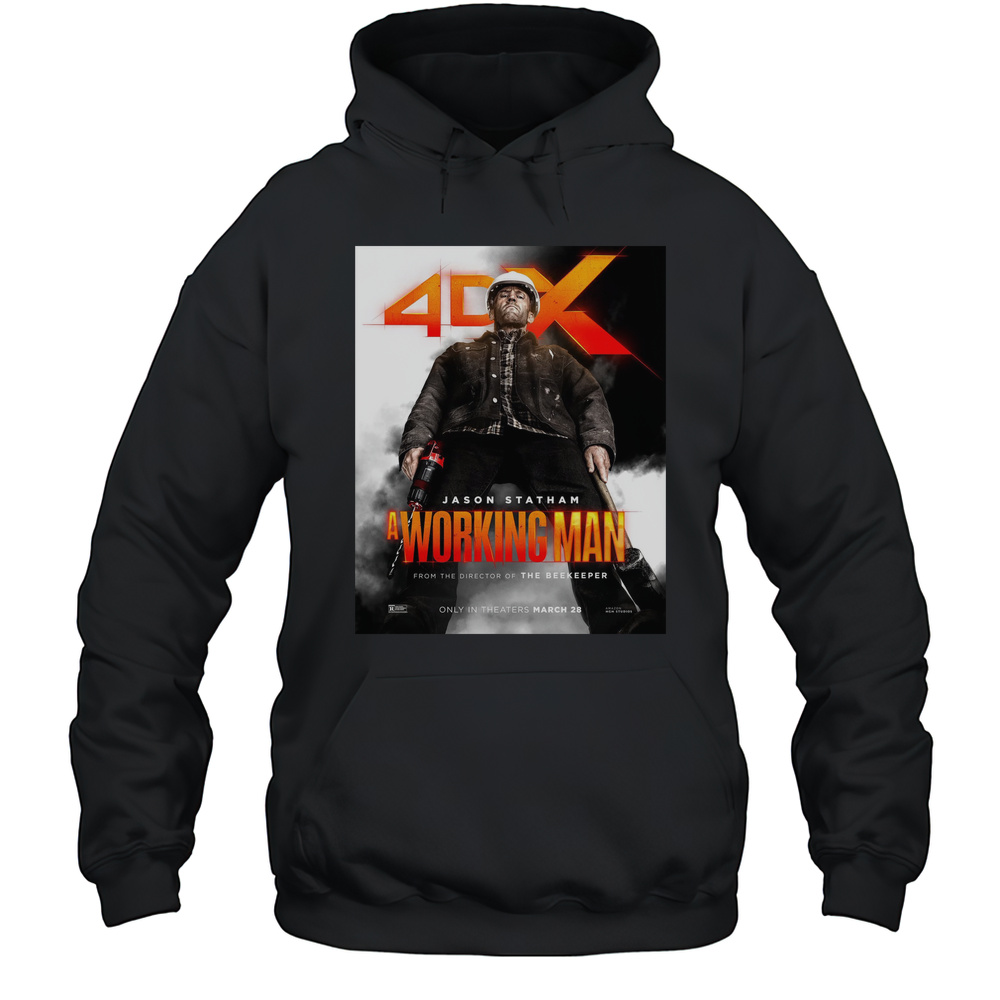 A Walking Man Movie Film Jason Statham Release In Theater March 28th 2025 T-Shirt Unisex Hoodie