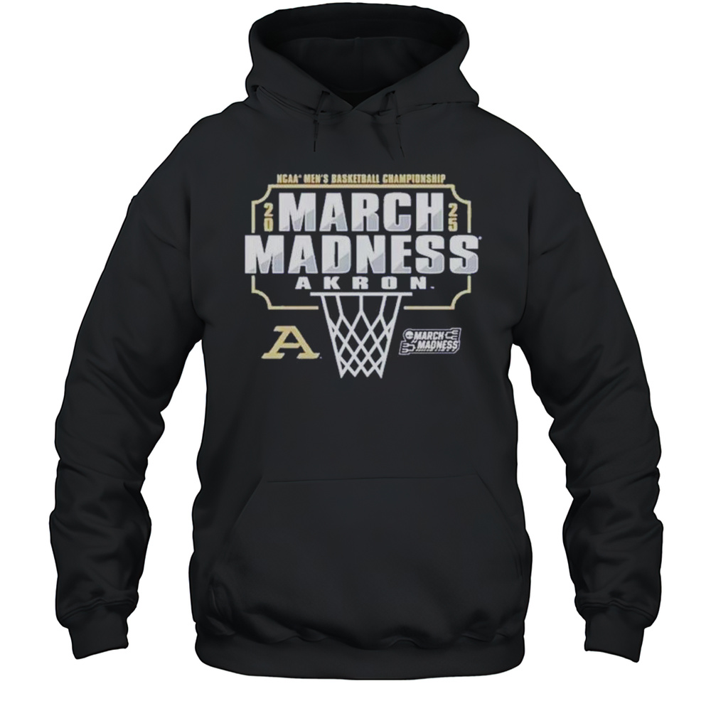 Akron Zips 2025 March Madness NCAA Mens Basketball Championship Shirt Unisex Hoodie