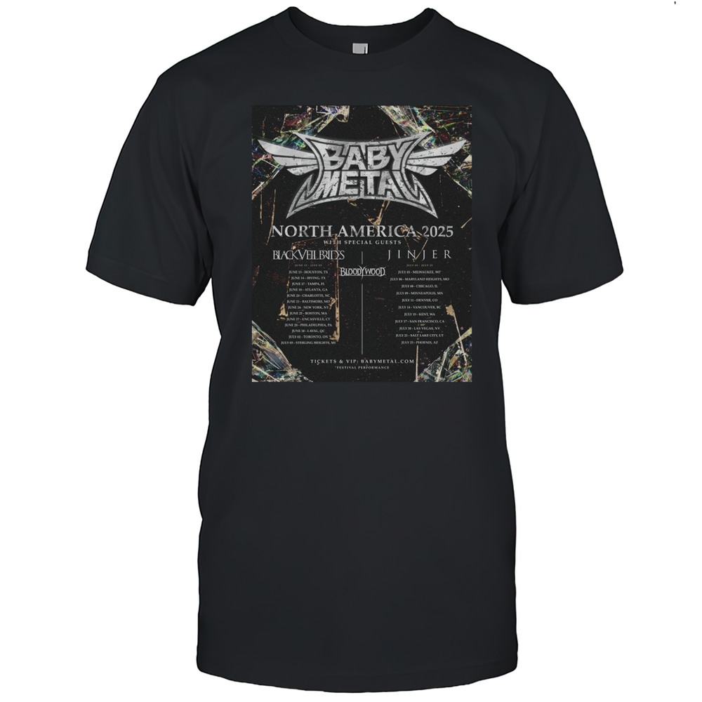BabyMetal North America 2025 Tour Shirt