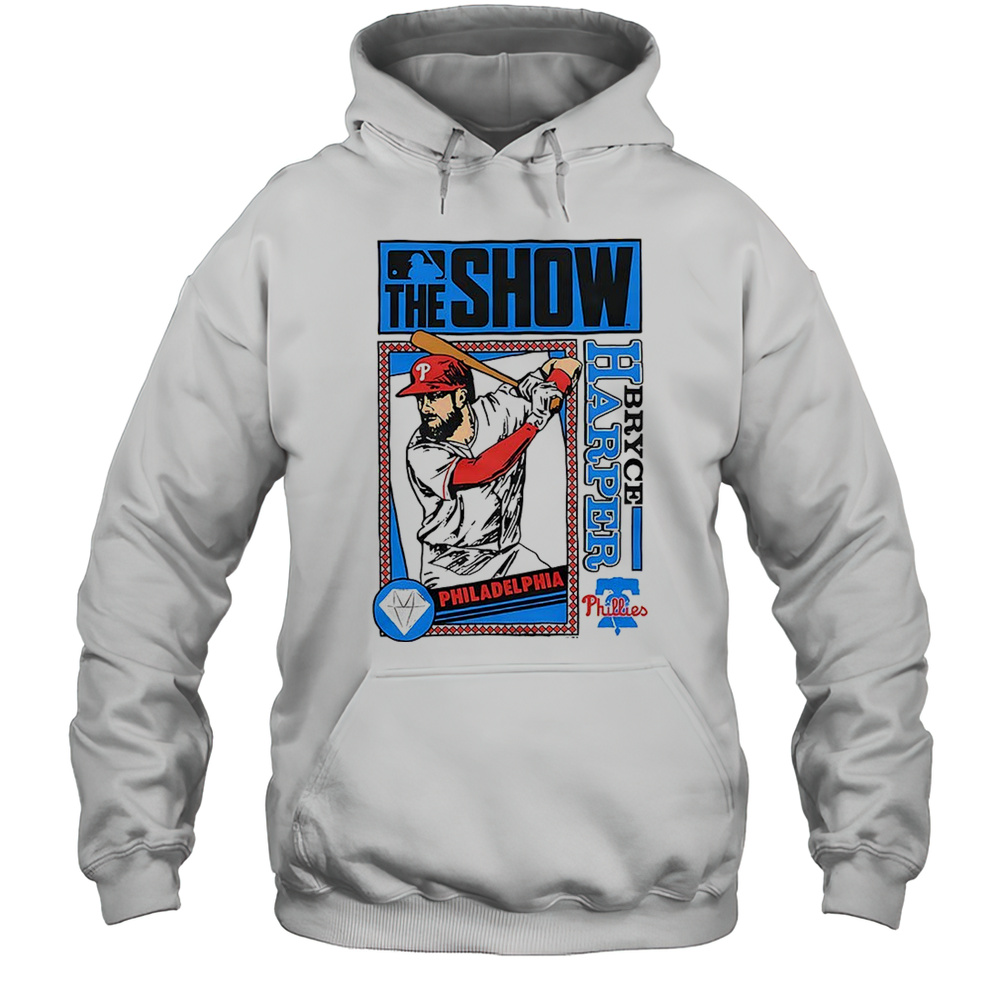 Bryce Harper Philadelphia Phillies MLB The Show Vintage Shirt Unisex Hoodie