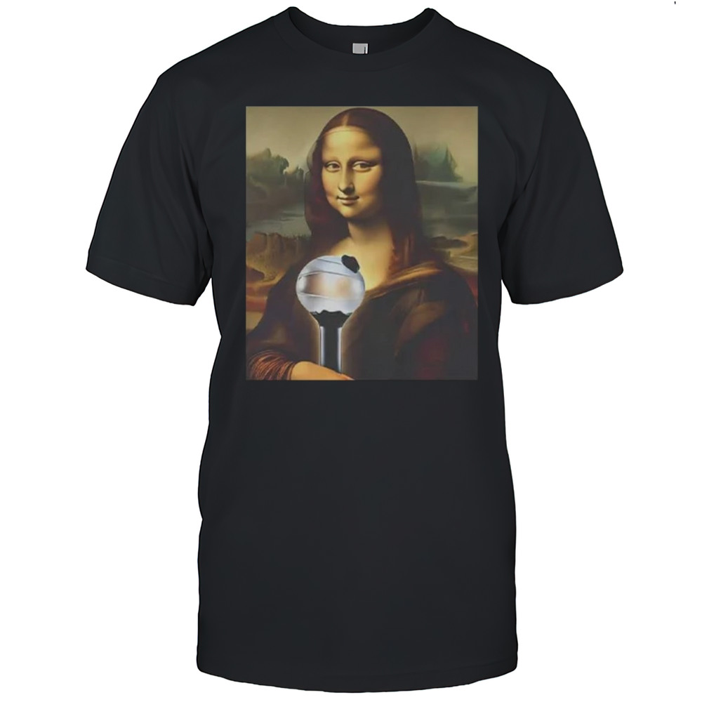 BTS J-hope Mona Lisa Holding ARMY Bomb Shirt