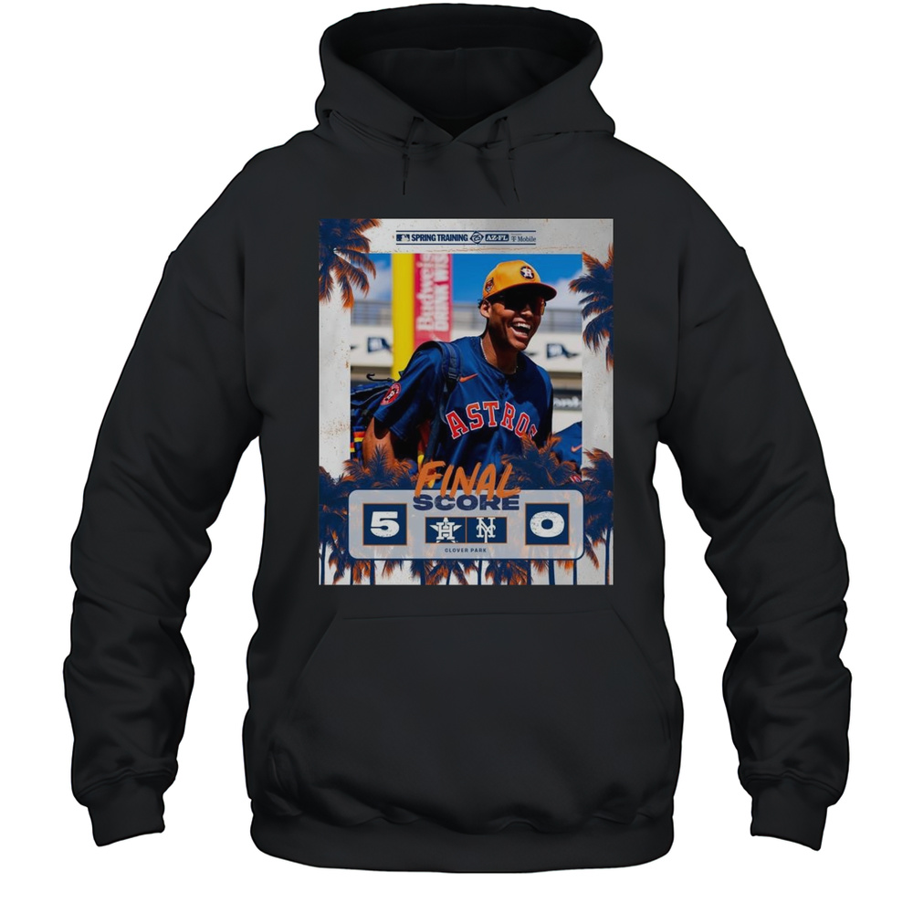 Cam Smith Houston Astros Vs New York Mets Final Score 5  0 MLB Spring Training 2025 T-shirt Unisex Hoodie