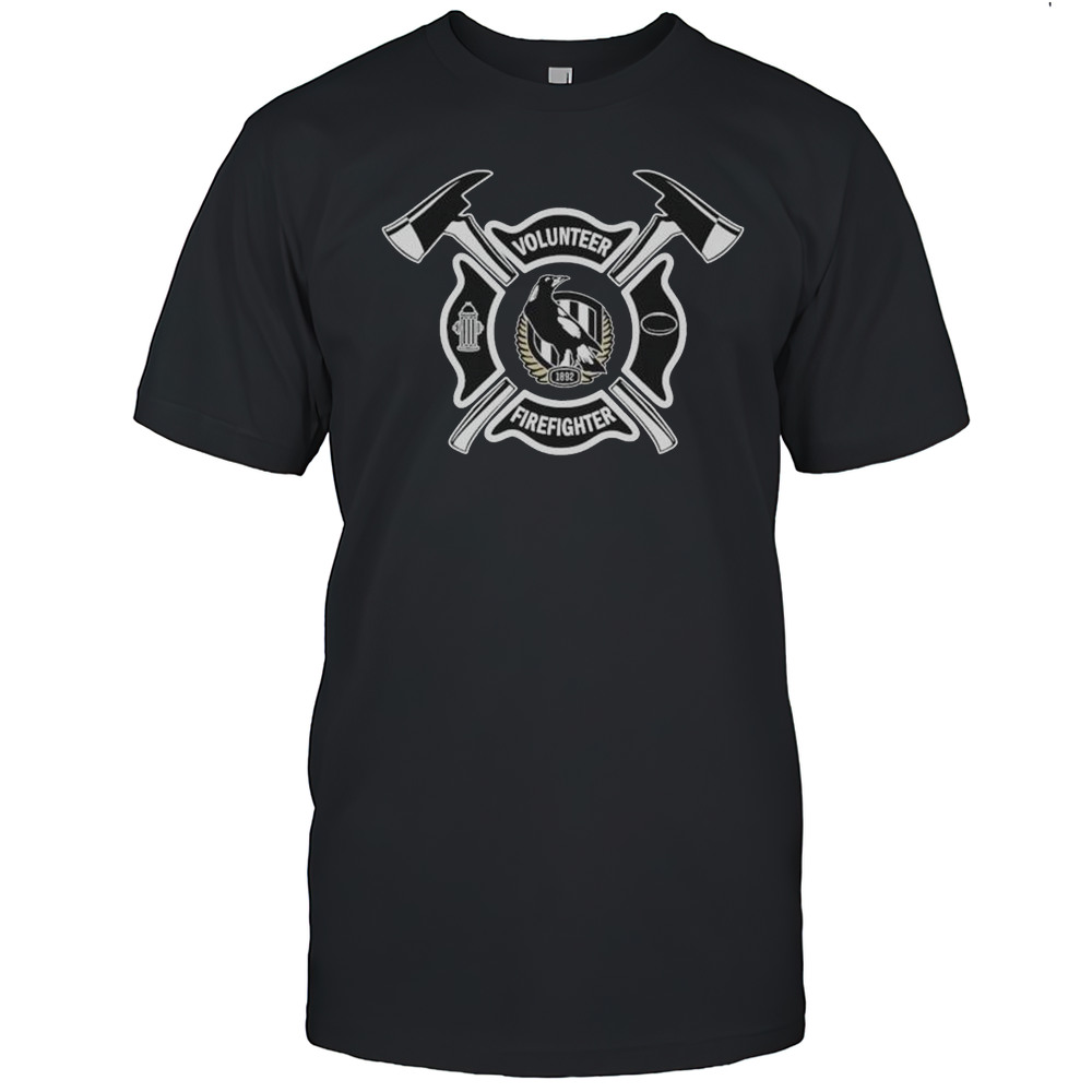 Collingwood Magpies Fire Dept Firefighter T-shirt