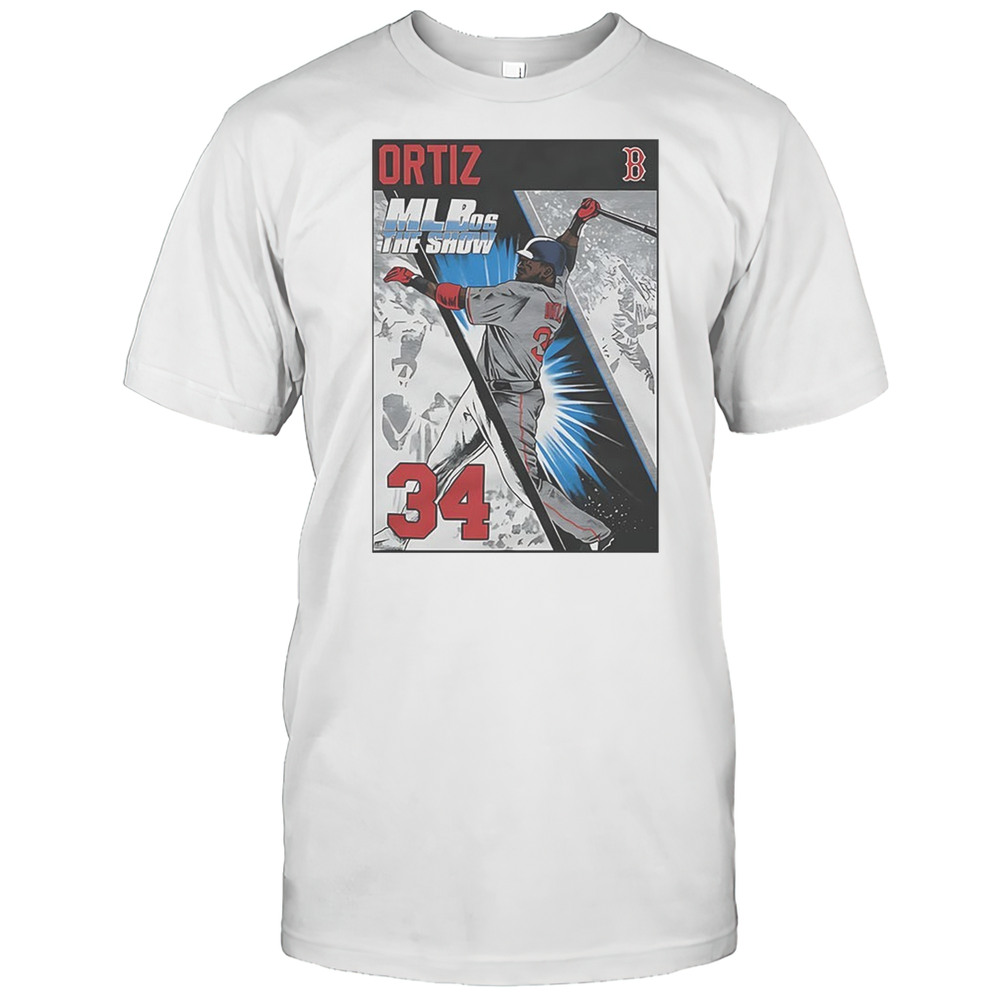David Ortiz Boston Red Sox MLB The Show Vintage Shirt