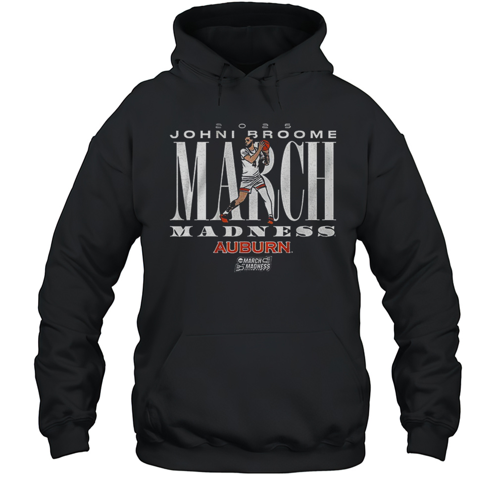 Johni Broome March Madness Auburn Tiger Basketball Vintage Shirt Unisex Hoodie