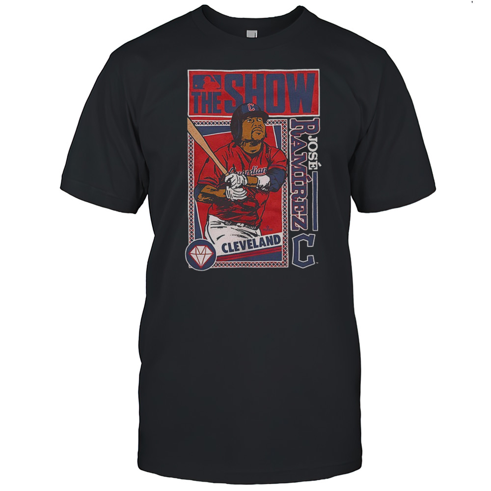 Jose Ramirez Cleveland Guardians MLB The Show Vintage Shirt