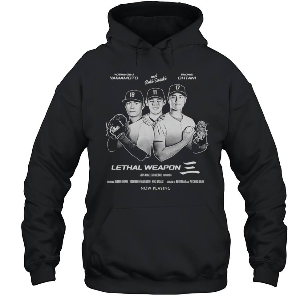 Lethal Weapon 3 Los Angeles Baseball Shirt Unisex Hoodie