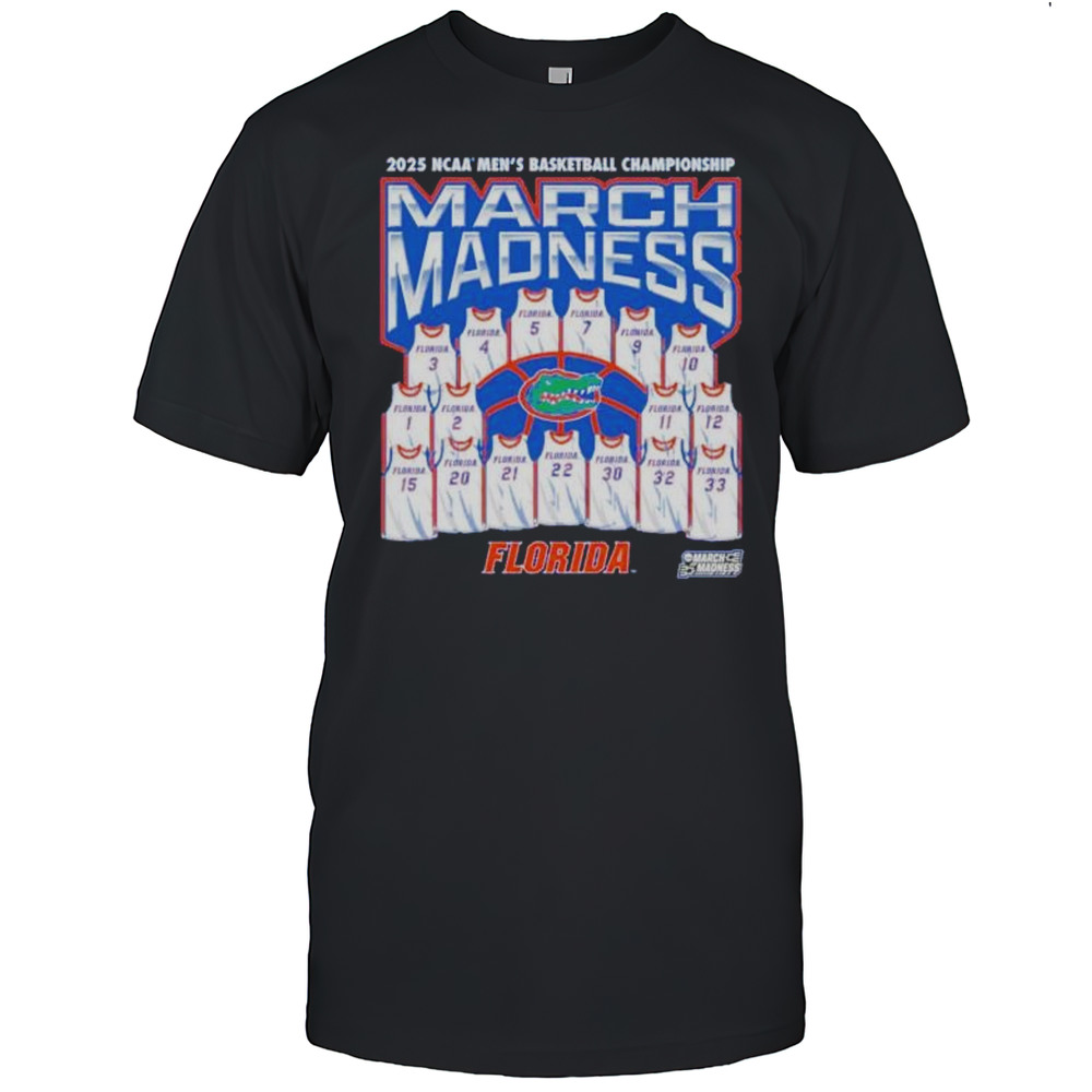 March Madness Florida Gators Jersey 2025 NCAA Mens Basketball Champions Shirt