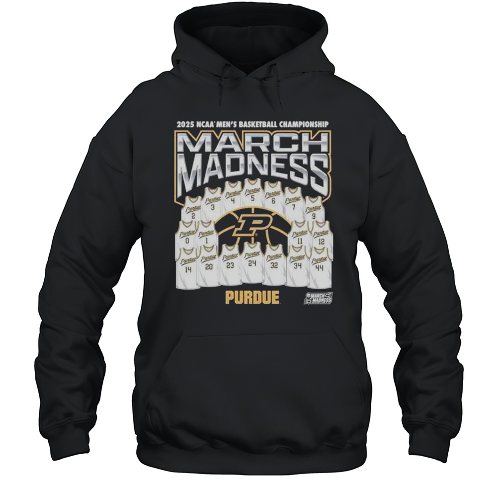 March Madness Purdue Boilermakers Jersey 2025 NCAA Mens Basketball Champions Shirt Unisex Hoodie