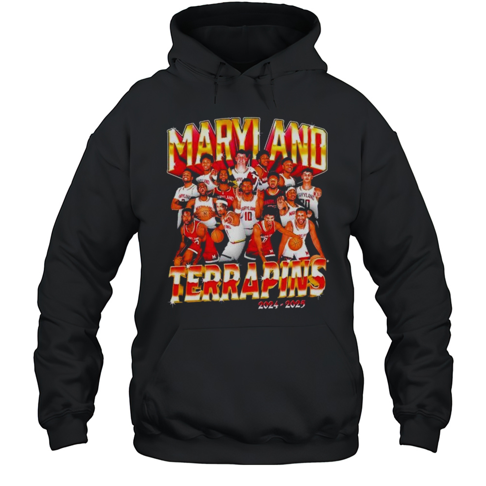 Maryland Terrapins 2024 2025 Player Vintage Graphic Shirt Unisex Hoodie