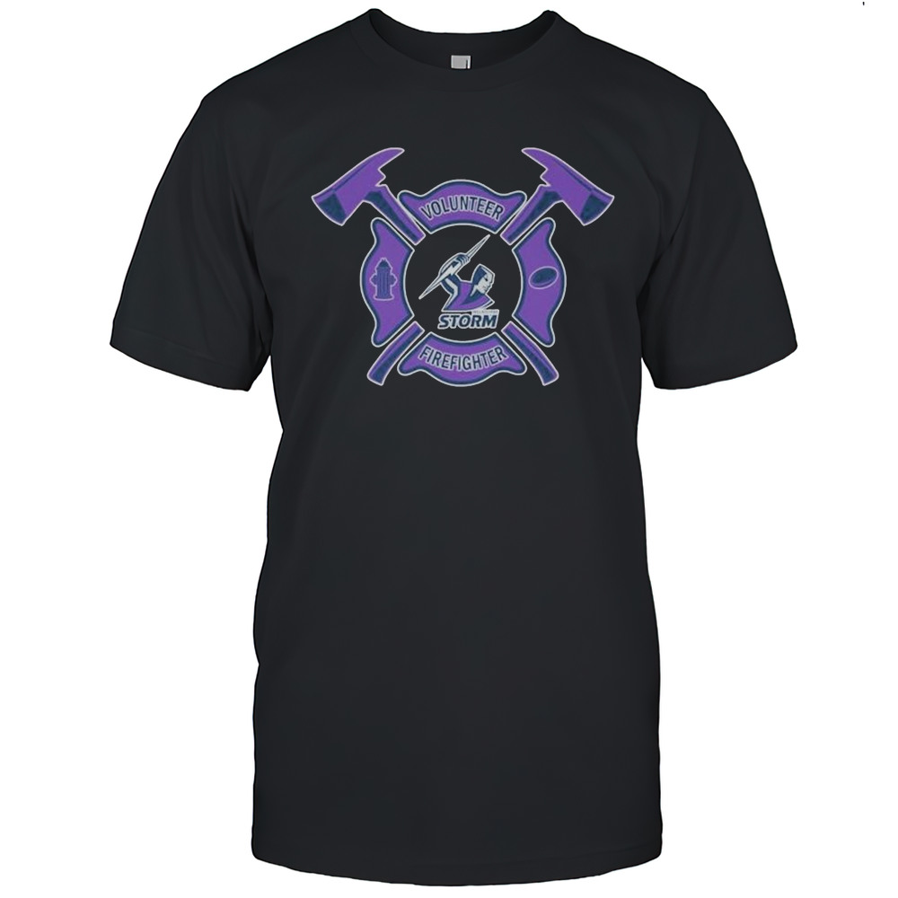 Melbourne Storm Fire Dept Firefighter T-shirt