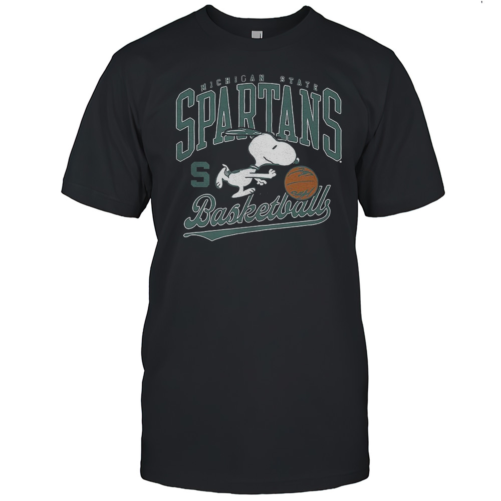 Michigan State Spartans Basketball Snoopy Shirt