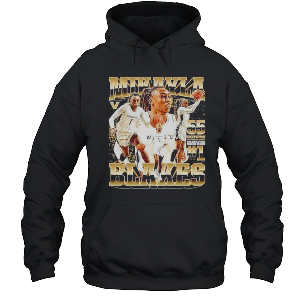 Mikayla Blakes Vanderbilt Commodores Womens Basketball Vintage Graphic Shirt Unisex Hoodie