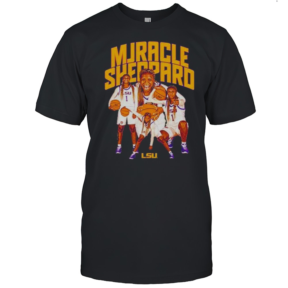 Mjracle Sheppard LSU Tigers Womens Basketball Vintage Graphic Shirt