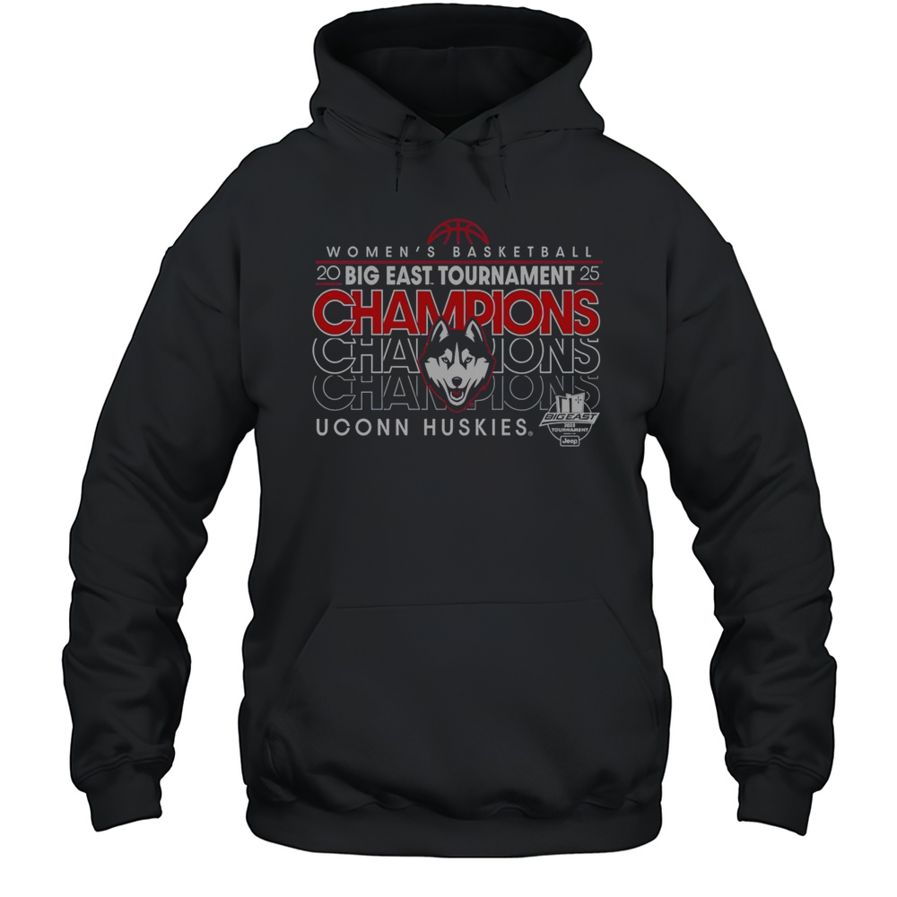 Official UConn Womens Basketball 2024-25 Big East WBB Tournament Champions Traditional T-Shirt Unisex Hoodie