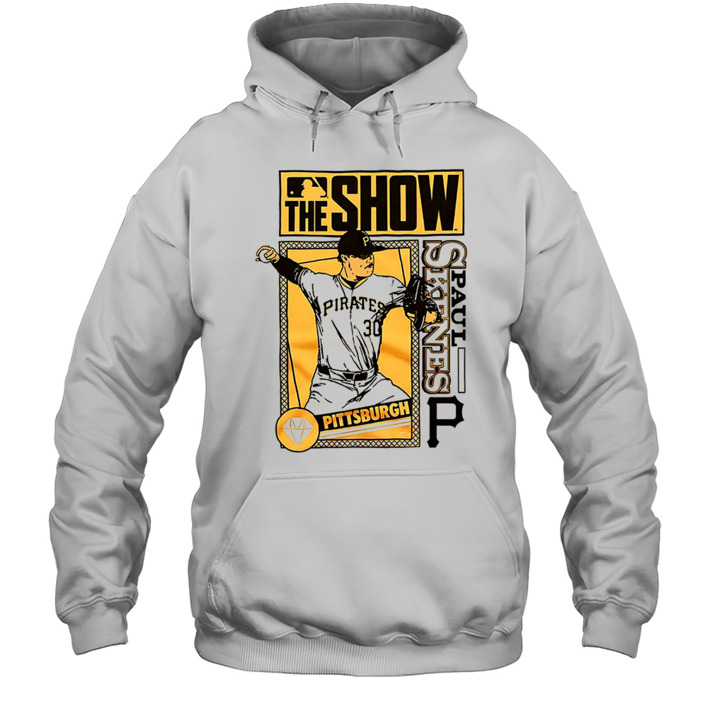 Paul Skenes Pittsburgh Pirates MLB The Show Vintage Shirt Unisex Hoodie