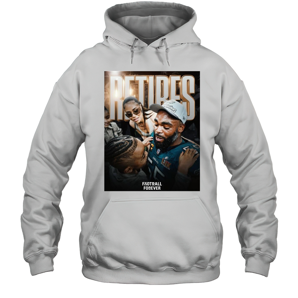 Philadelphia Eagles Veteran DE Brandon Graham Announced His Retirement From NFL After 15 Seasons T-shirt Unisex Hoodie