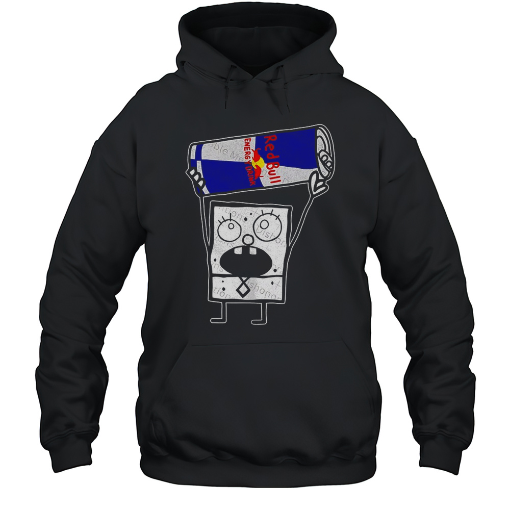 Red Bull DoodleBob Shirt Unisex Hoodie