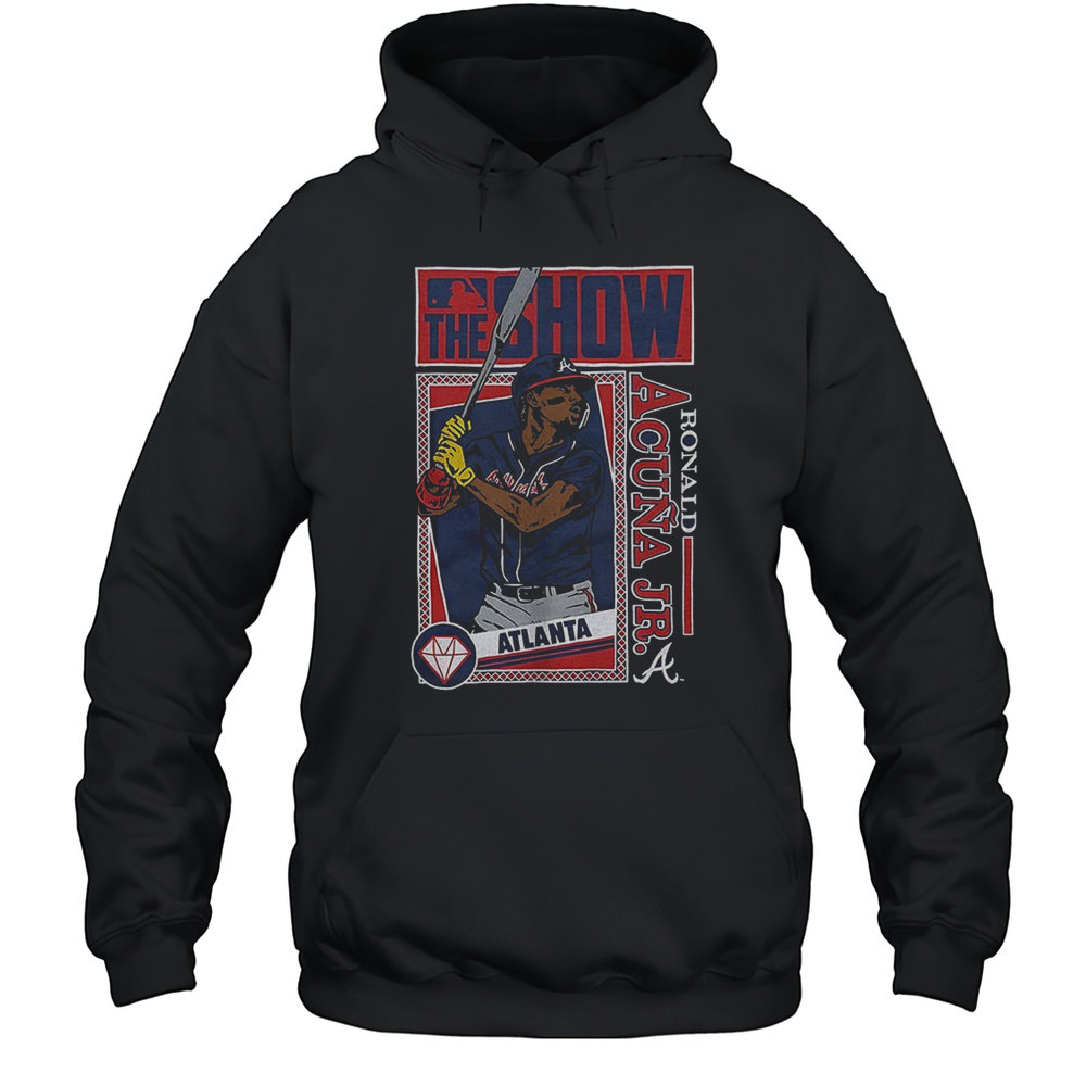 Ronald Acuna Jr. Atlanta Braves MLB The Show Vintage Shirt Unisex Hoodie