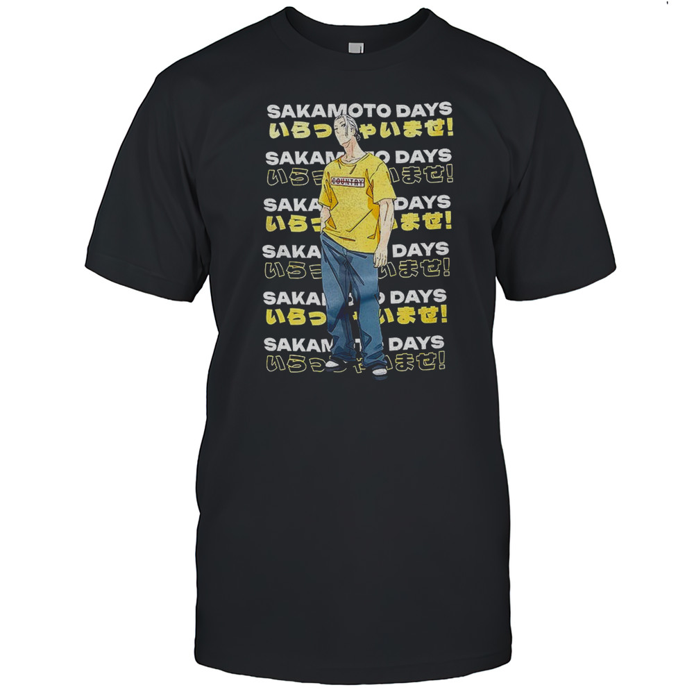 Sakamoto Days Welcome Repeat Shirt
